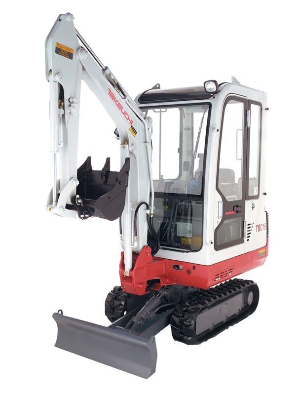 Miniretroexvavadora Takeuchi TB016S - Imagen 1